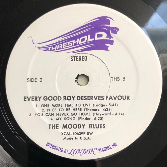 Moody Blues Every Good Boy Deserves Favour Vinyl Lp '71 - Picture 7 of 10